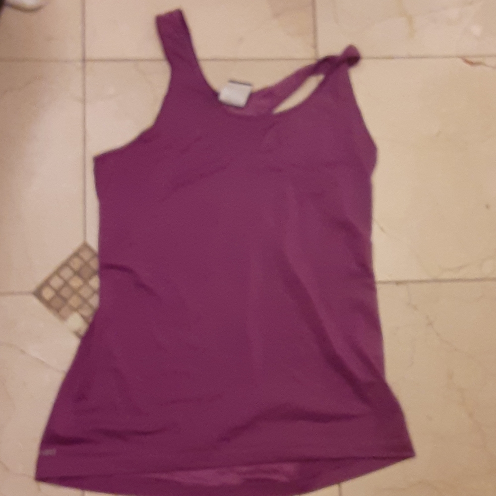 Purple nike dri fit shirt